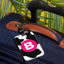 Recherche de fantaisie bagages étiquettes Noir et blanc