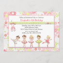 Recherche de pantoufles de ballet invitations Fille