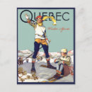 Recherche de vacances ski cartes postales Vintage