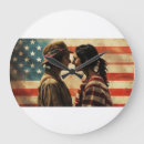 Recherche de amour patriotique horloges Usa