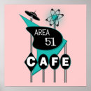 Recherche de voitures des années 50 posters Rétro