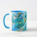 Recherche de swirl tasses Bleu