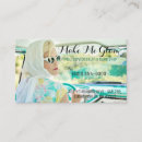 Recherche de maquillage vintage cartes visite Maquiller