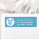 Recherche de baby blue étiquettes adresse retour Petit garçon