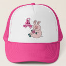 Recherche de porc rose casquettes Animaux