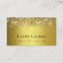 Recherche de personne de ventes cartes visite Parties scintillant or