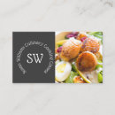 Recherche de chef privé cartes visite Élégant