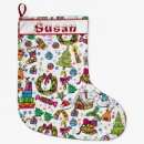 Recherche de rennes chaussette de noël Monogramme