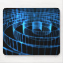 Recherche de spirale bleue tapis souris Abstrait