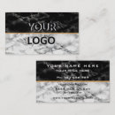 Recherche de marbre blanc noir cartes visite Luxe