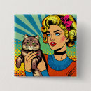 Recherche de amoureux de les chats badges Coloré