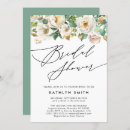 Recherche de peony bridal shower invitations Script