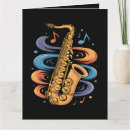 Recherche de saxophones vœux cartes Saxophoniste