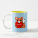 Recherche de amour renard tasses Dessin animé