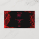 Recherche de flammes rouges cartes visite Pour tous
