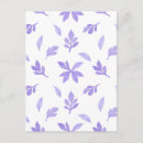 Recherche de motif floral cartes postales Violet
