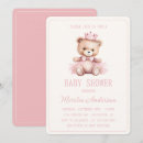 Recherche de princesse baby shower fille invitations Mignonne