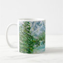 Recherche de peinture de cascade tasses Forêt