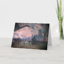 Recherche de gare vœux cartes Vintage
