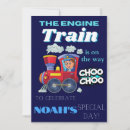 Recherche de train anniversaire invitations Modifiable