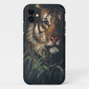 Recherche de tête de tigre iphone coques Pour tous