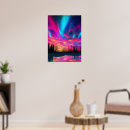 Recherche de northern lights posters Coloré