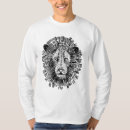 Recherche de tête lions tshirts Noir et blanc