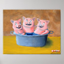 Recherche de pig posters Bacon