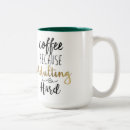 Recherche de typographie tasses Café