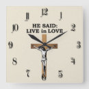 Recherche de crucifix horloges Religieux