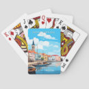 Recherche de peinture paysage jeux de cartes Illustration