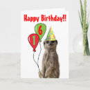 Recherche de meerkat vœux cartes D'anniversaire