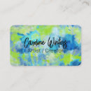 Recherche de ton couleur bleu vert cartes visite Boss