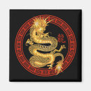 Recherche de dragon rouge magnets Noir