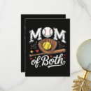 Recherche de softball vœux cartes Maman