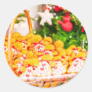 Recherche de de gingembre autocollants Arbre de noël