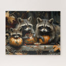 Recherche de raccoon puzzles Faune