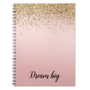 Recherche de paillettes roses carnets Pailleté