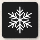 Recherche de flocon neige de dessous de verres Blanc