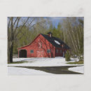 Recherche de grange rouge cartes postales Rural