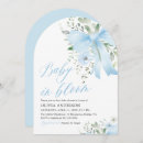 Recherche de blue floral invitations Bientôt maman
