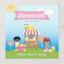 Recherche de limonade carrées invitations Mignon