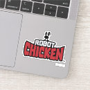 Recherche de dessin de poule autocollants Robot chicken