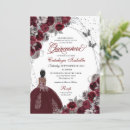 Recherche de burgundy quince invitations Mis quince anos
