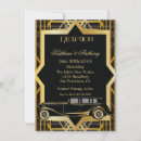 Recherche de style gatsby invitations Vintage