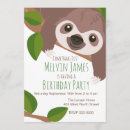 Recherche de sloth party invitations Safari