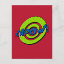 Recherche de héros de bande dessinée cartes postales Illustration