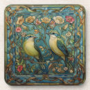 Recherche de oiseau dessous de verres Romantique