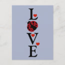 Recherche de petite coccinelle cartes postales Pour elle