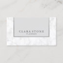 Recherche de marbre blanc moderne cartes visite Minimal